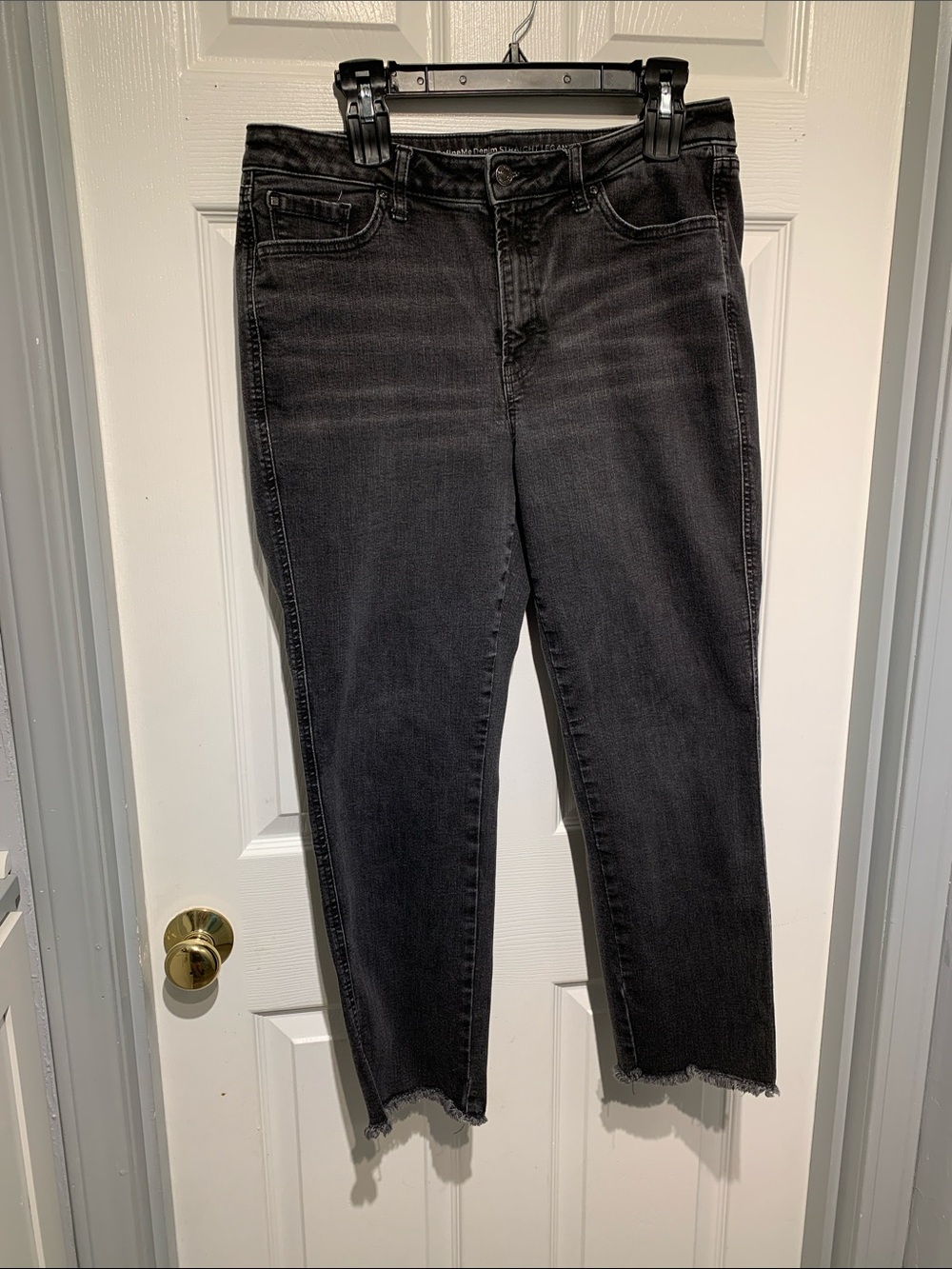 DefineMe Denim straight leg ankle jeans by Chicos